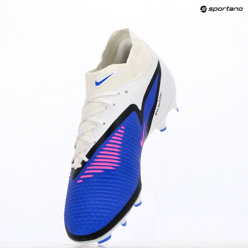 Мъжки футболни обувки Nike Phantom 6 High Academy FG/MG racer blue/white/pink blast 12