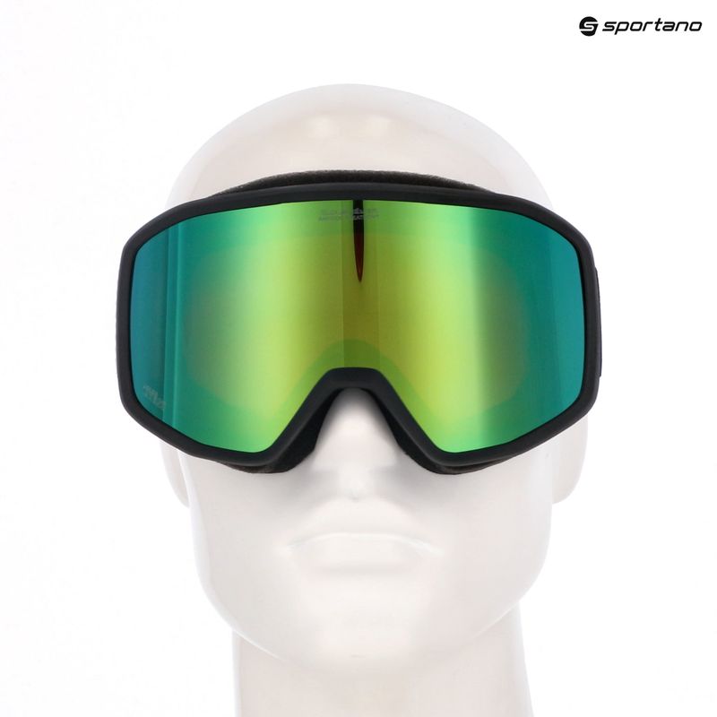 Мъжка маска за сноуборд Quiksilver Harper black/clux ml green 6