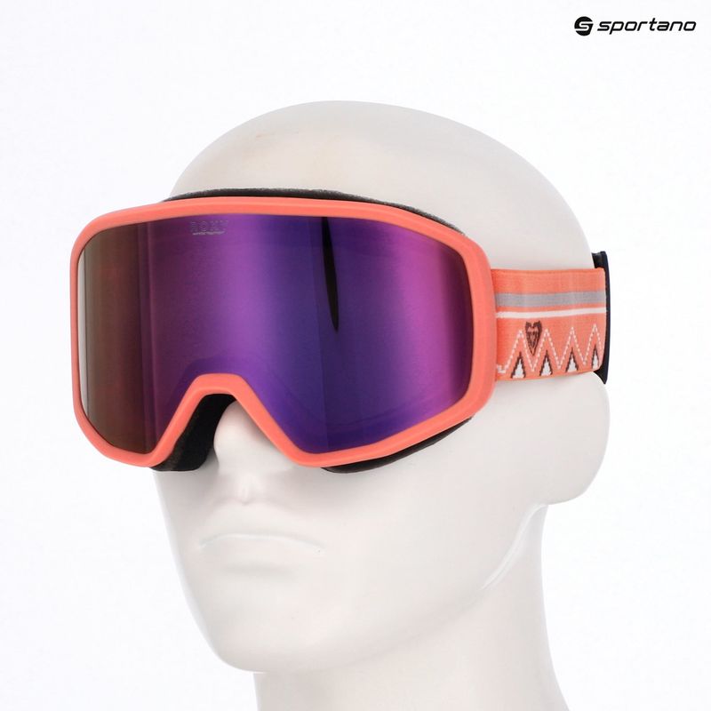 Дамска маска за сноуборд ROXY Izzy coral chic/clux ml l purple 8