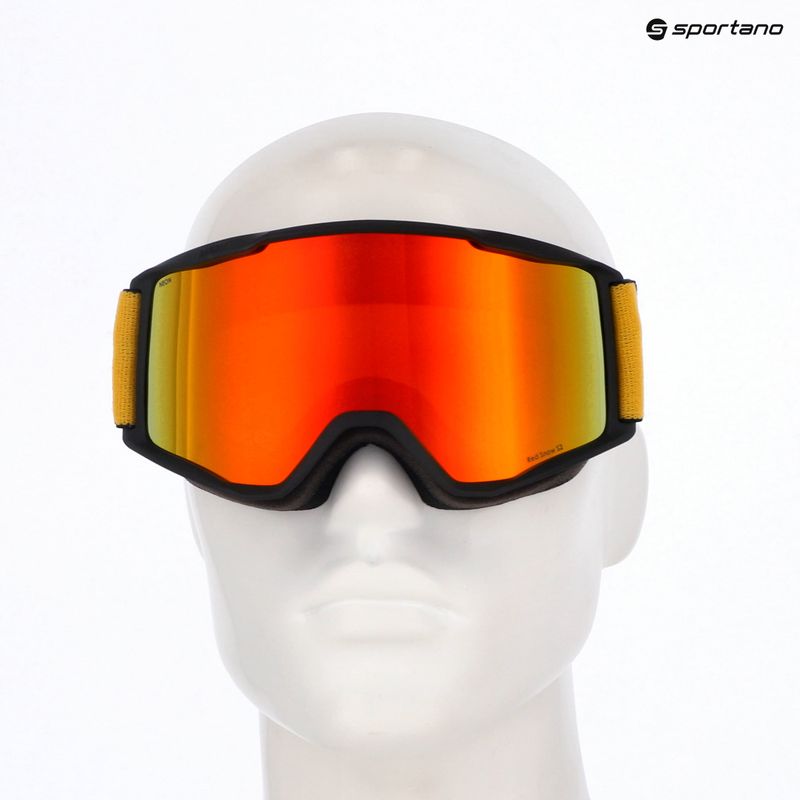 Скиорски очила Red Bull SPECT Neon black/orange with red mirror 6