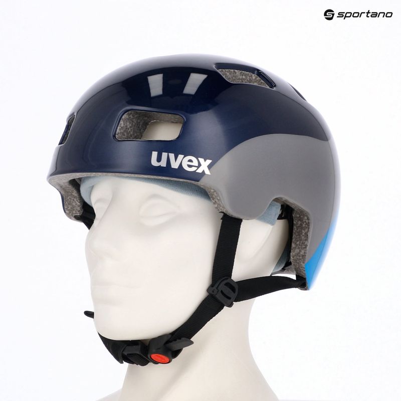 Детска велосипедна каска UVEX HLMT 4 deep space / blue 7