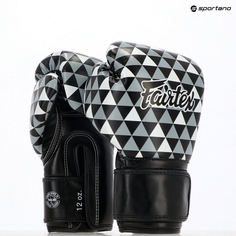 Боксови ръкавици Fairtex Microfiber Art Prism black 4