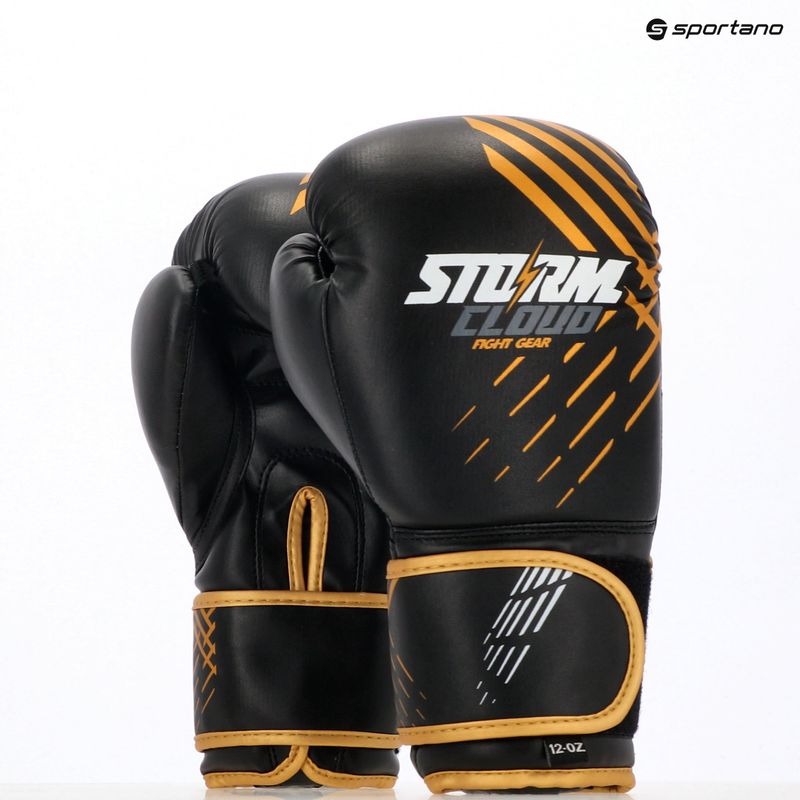 Боксови ръкавици StormCloud Lynx black/gold 9