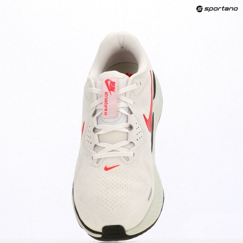 Мъжки обувки за бягане Nike Structure 26 white/medium ash/bright crimson 9