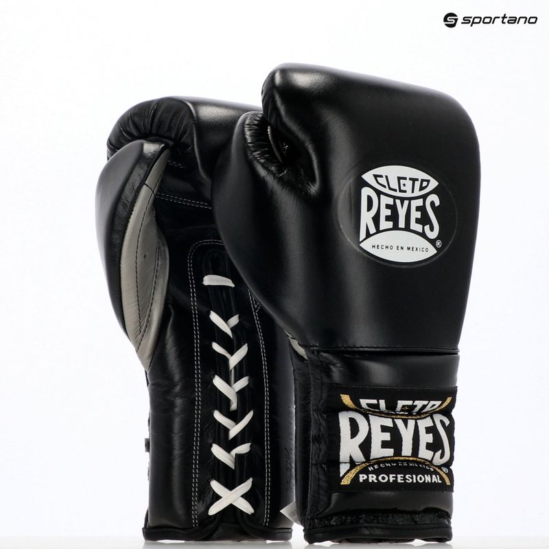 Боксьорски ръкавици Cleto Reyes Lace Up Sparring black 3