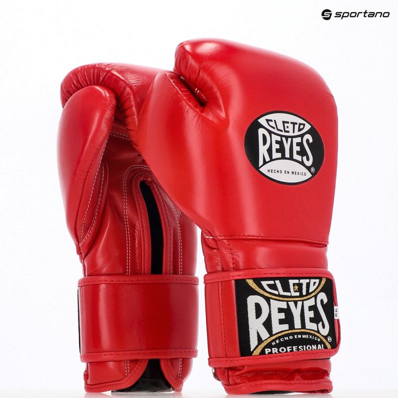 Боксови ръкавици Cleto Reyes Velcro Sparring red 3