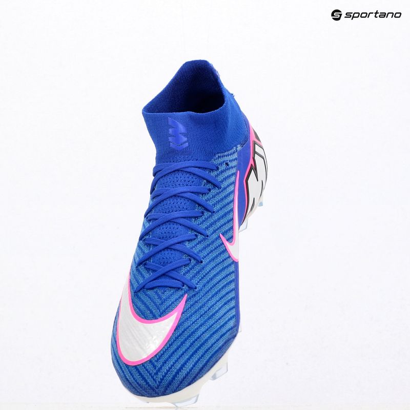 Мъжки футболни обувки Nike Mercurial Superfly 10 Elite FG racer blue/white 12