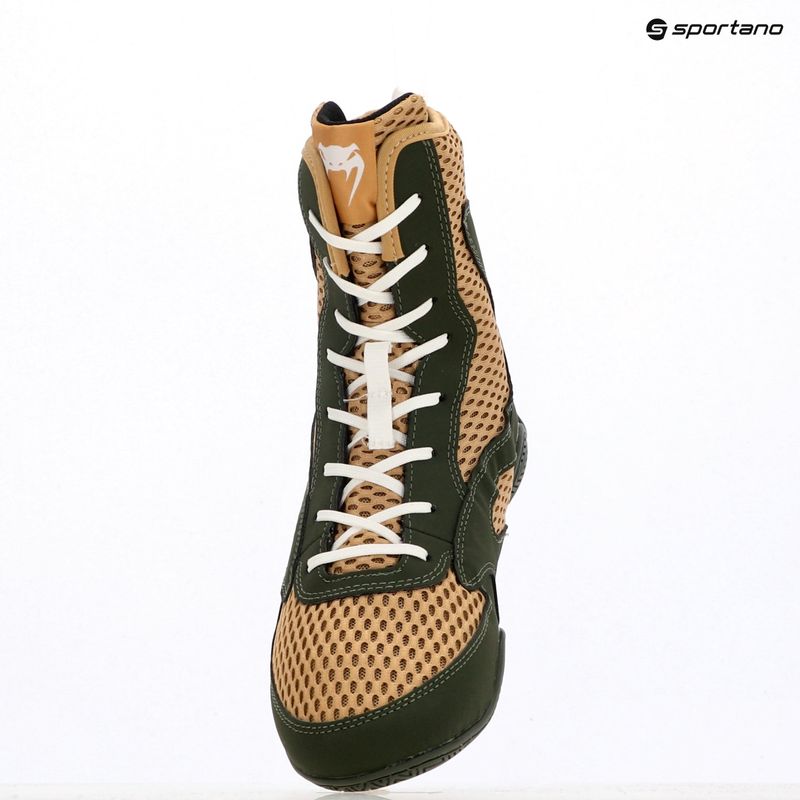 Мъжки боксови обувки Venum Contender Boxing military green/sand 12