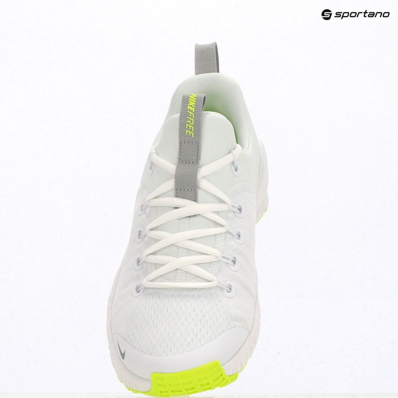 Дамски обувки за тренировка Nike Free Metcon 6 white/volt/metallic silver 10