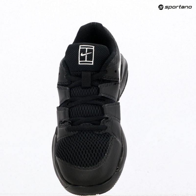 Детски тенис обувки Nike Court Vapor X Jr black/volt/white 11