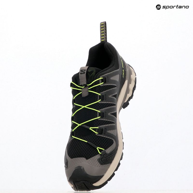 Мъжки обувки за бягане Salomon XA Pro 3D V9 black/dark gull grey/acid lime 10
