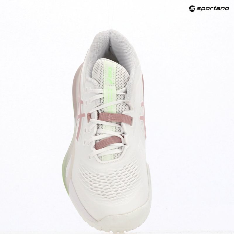 Дамски тенис обувки ASICS Gel-Resolution X W white/morganite 9