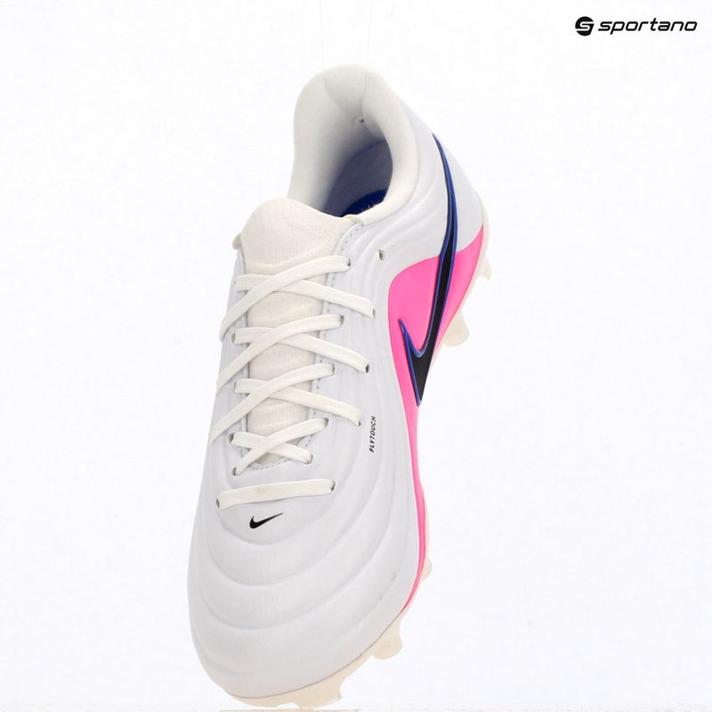 Детски футболни обувки Nike Tiempo Maestro Academy Jr FG/MG white/racer blue/pink blast/black 11