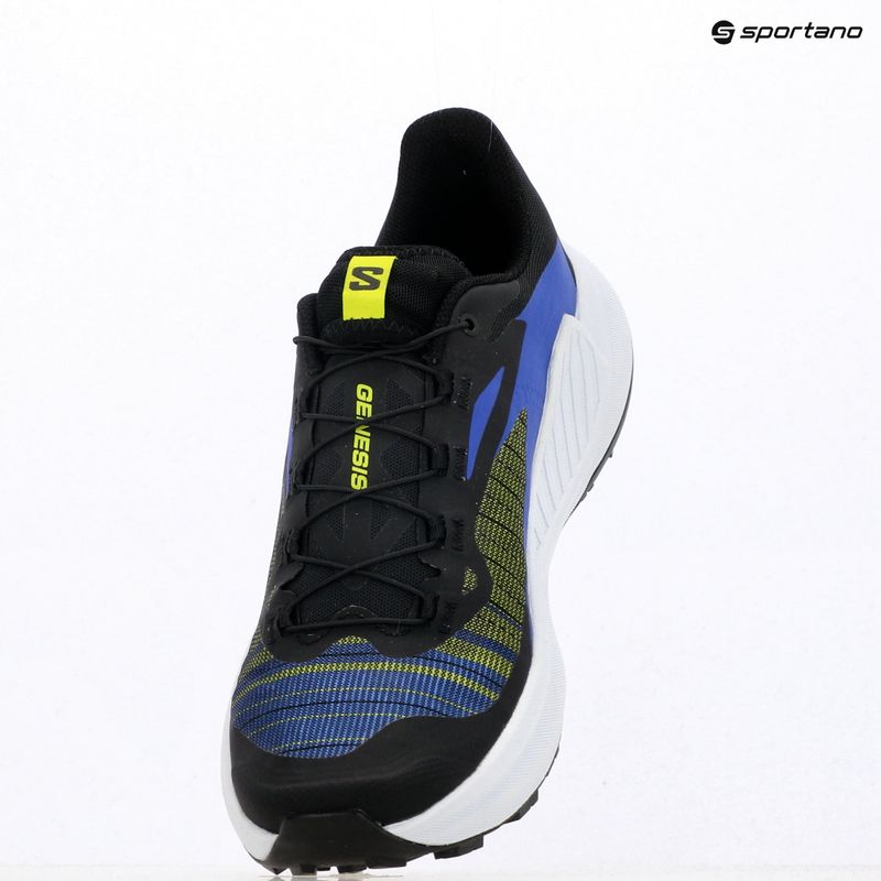 Мъжки обувки за бягане Salomon Genesis black/acid lime/bluing 10