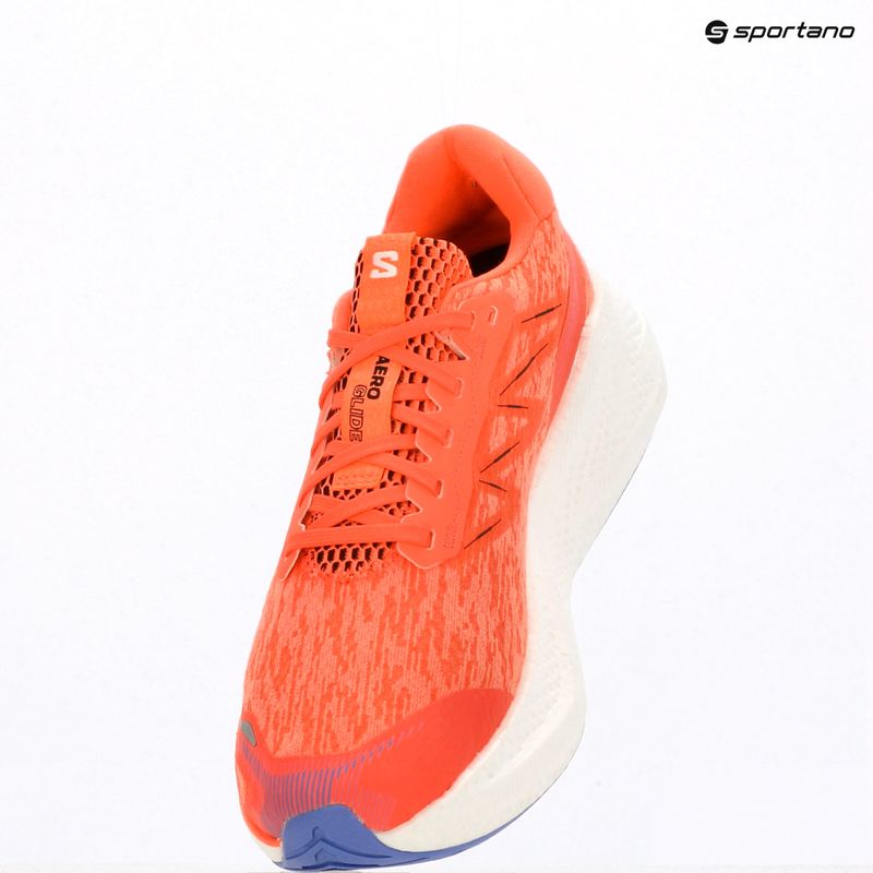Мъжки обувки за бягане Salomon Aero Glide 4 neon flame/white/persia 12