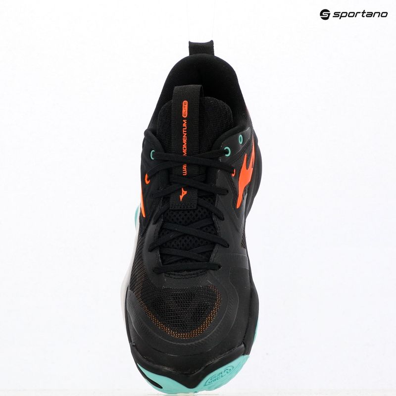 Обувки за волейбол Mizuno Wave Momentum Elite black/tangelo/ice green 12