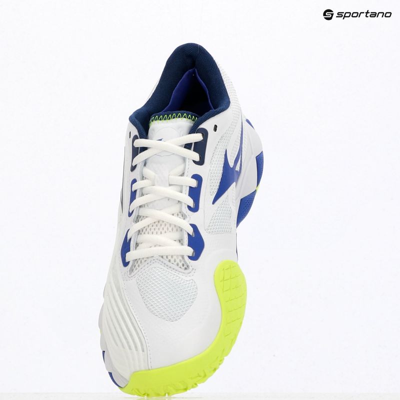 Тенис обувки Mizuno Wave Enforce Tour 2 CC white/dazzling blue/lightning 9