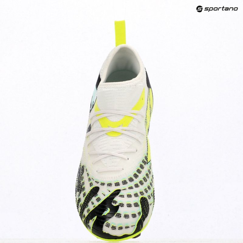 Детски футболни обувки PUMA Future 9 Match Creativity Fg/Ag Jr yellow alert/mint jelly/puma white/puma black 9