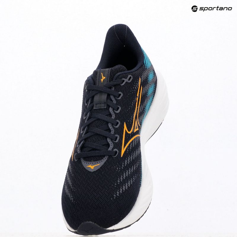 Детски обувки за бягане Mizuno Enerzy Rider Jr baritone blue/citrus/capri breeze 9