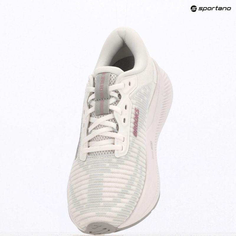 Дамски обувки за бягане Brooks Revel Max white/harbour mist/metallic 10