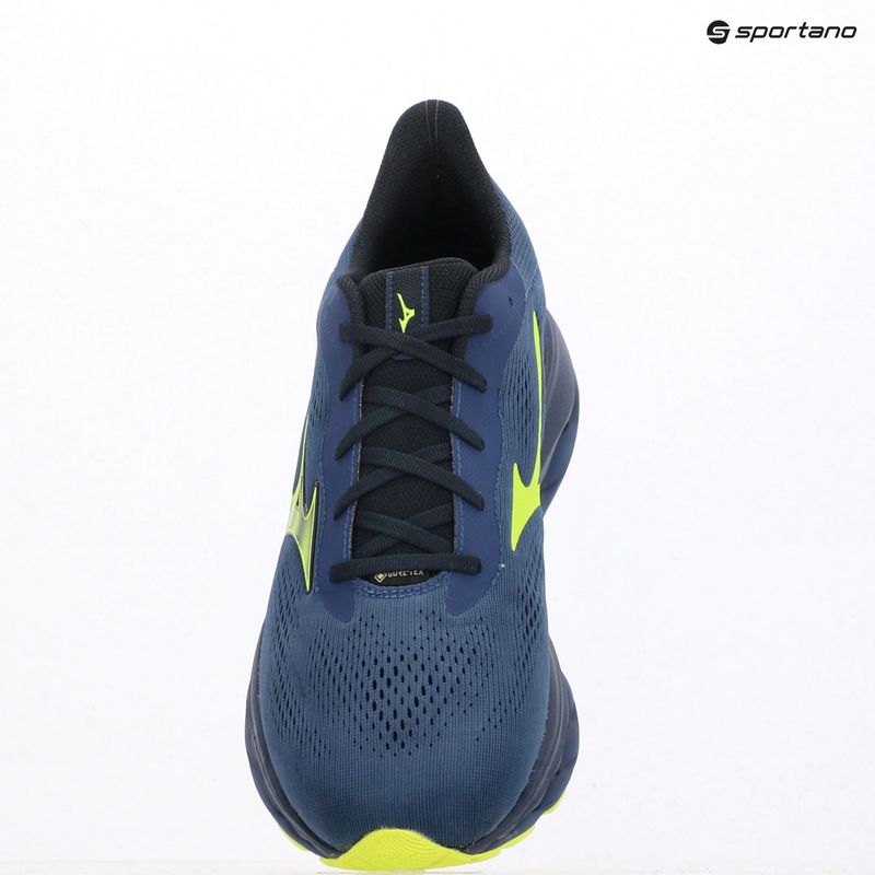 Мъжки обувки за бягане Mizuno Wave Serene 2 GTX estate blue/lightning yellow 14