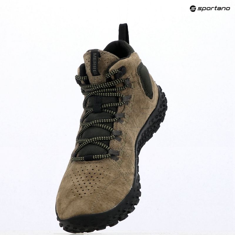 Мъжки обувки barefoot Merrell Wrapt Mid WP olive/black 9