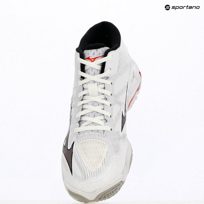 Волейболни обувки Mizuno Wave Lightning Elite Mid white/black/fiery red 9