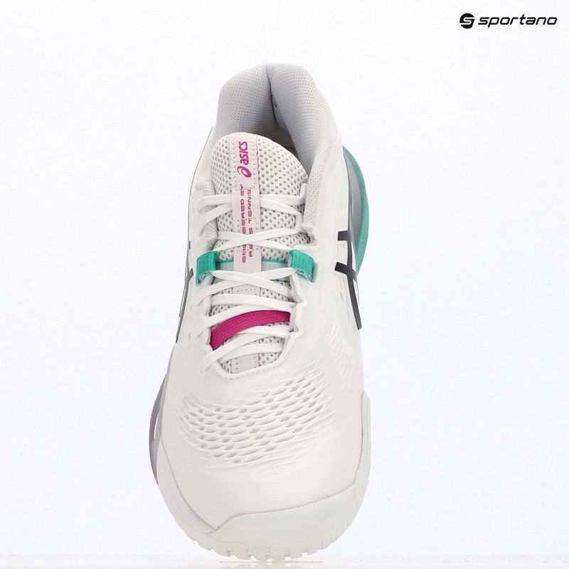 Мъжки тенис обувки ASICS Gel-Resolution X white/aurora green 9