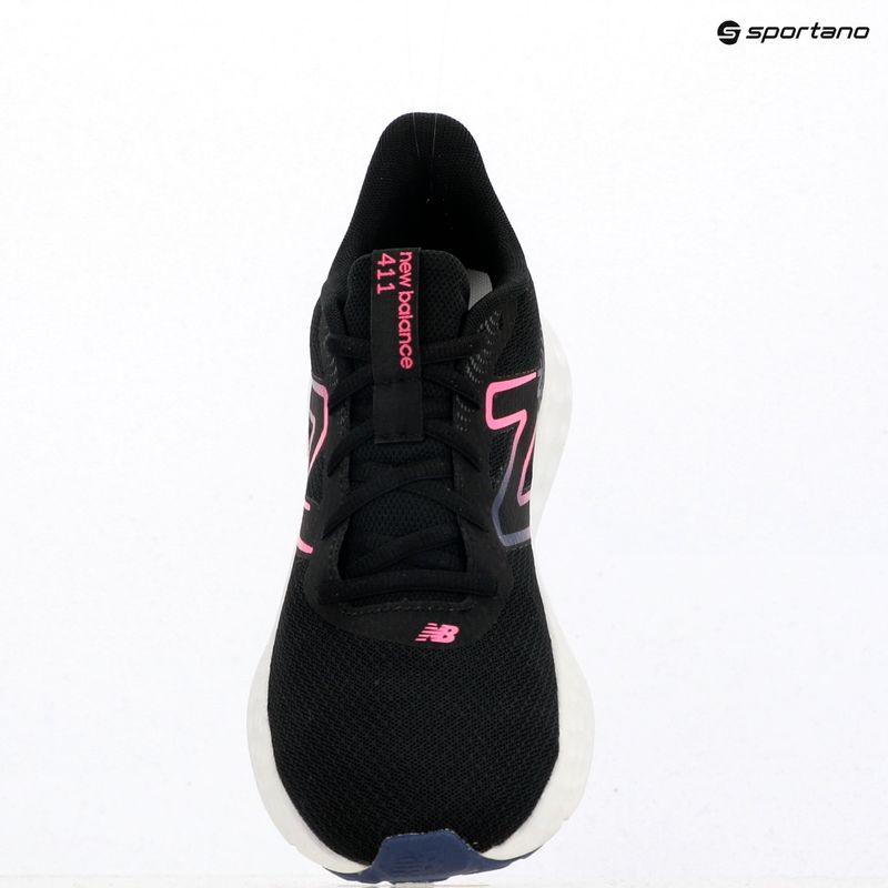 Дамски обувки за бягане New Balance Fresh Foam 411's V3 black/real pink/blue oyster 9