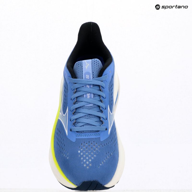 Дамски обувки за бягане Mizuno Wave Inspire 22 ultramarine/white/lightning yellow 12