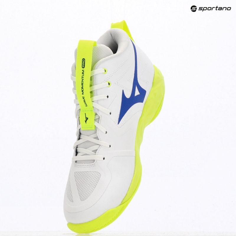 Волейболни обувки Mizuno Wave Momentum Pro Mid white/lightning yellow/dazzling blue 12