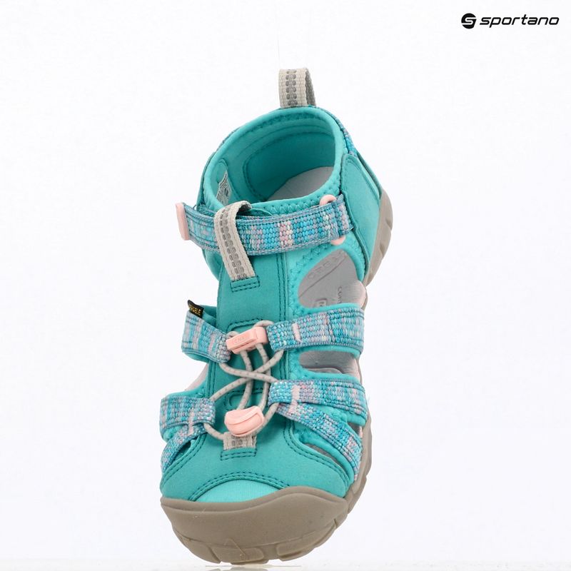 Юношески сандали KEEN Seacamp II CNX bright aqua/giggle pink 14