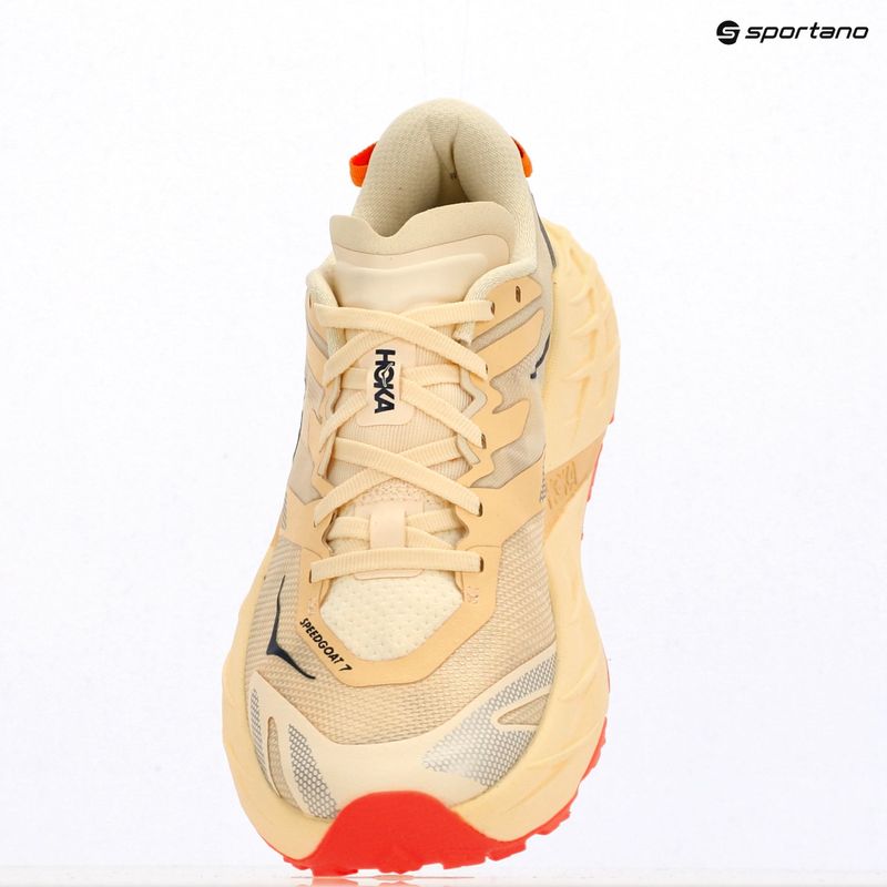 Дамски обувки за бягане HOKA Speedgoat 7 vintage yellow/neon flame 8