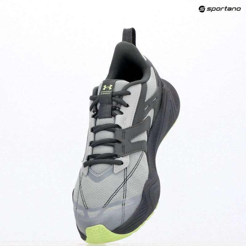 Мъжки обувки за тренировка Under Armour Charged Commit TR 5 mod grey/castlerock/lumos lime 9