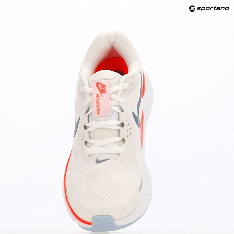Дамски обувки за бягане Nike Structure 26 white/hot lava/hydrogen blue/ashen slate 15