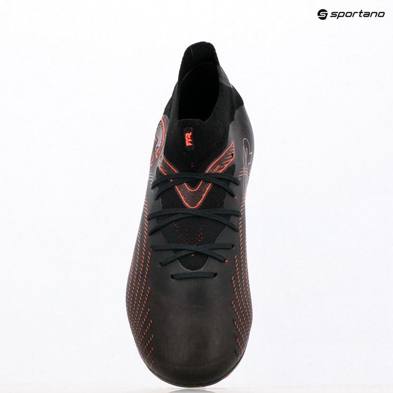 Детски футболни обувки PUMA Future 9 Pro FG/AG Jr puma black/puma white/blue jewel 16
