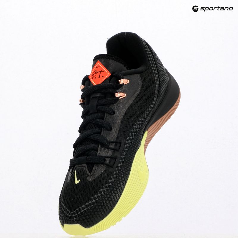 Мъжки баскетболни обувки Nike Street Flare black/light lemon twist/desert dust/black 9