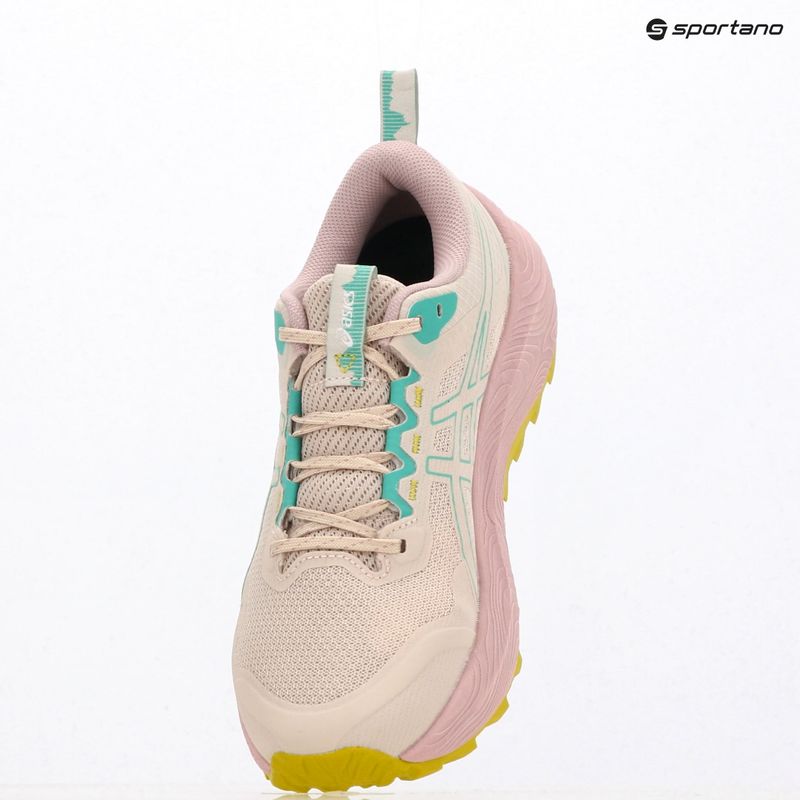 Дамски обувки за бягане ASICS Trabuco Terra 3 mineral beige/aurora green 9