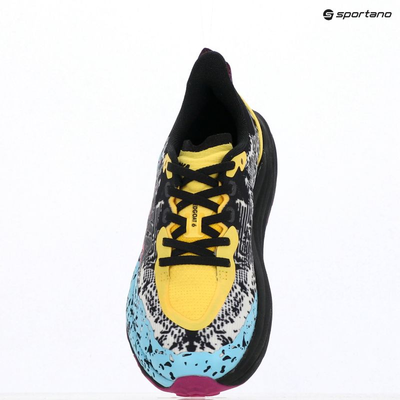 Детски обувки за бягане HOKA Speedgoat 6 electric lemon/black 18
