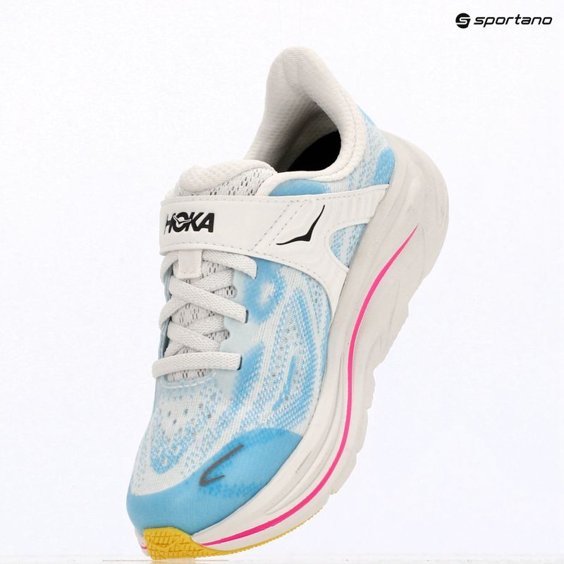 Детски обувки за бягане HOKA Clifton 10 frost/soaring blue 18