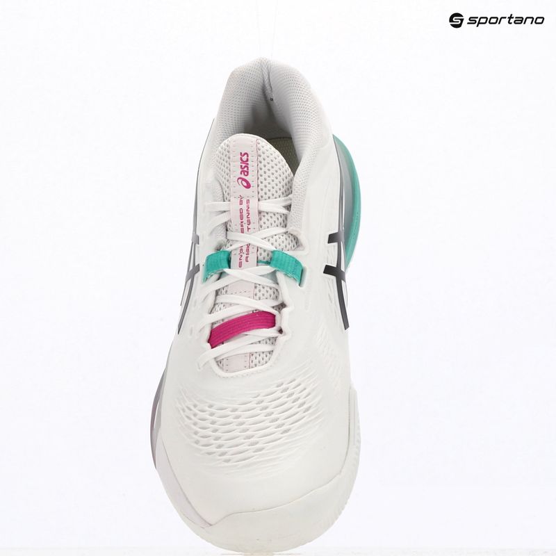 Мъжки тенис обувки ASICS Gel-Resolution X Clay white/aurora green 16