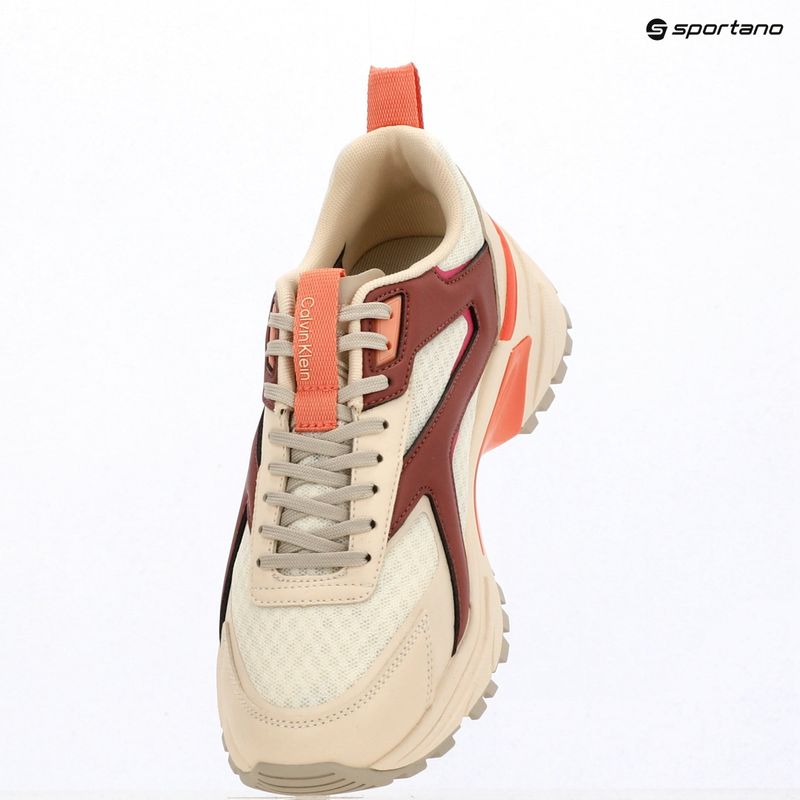 Дамски обувки Calvin Klein HW0HW03002 Hike Run Ckstripe Mesh off white/oatmeal/dusty rose 9