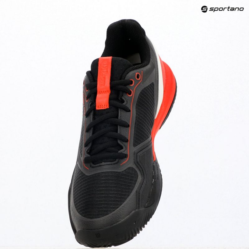 Мъжки тенис обувки Wilson Rush Pro 5 Clay black/infrared/white 11