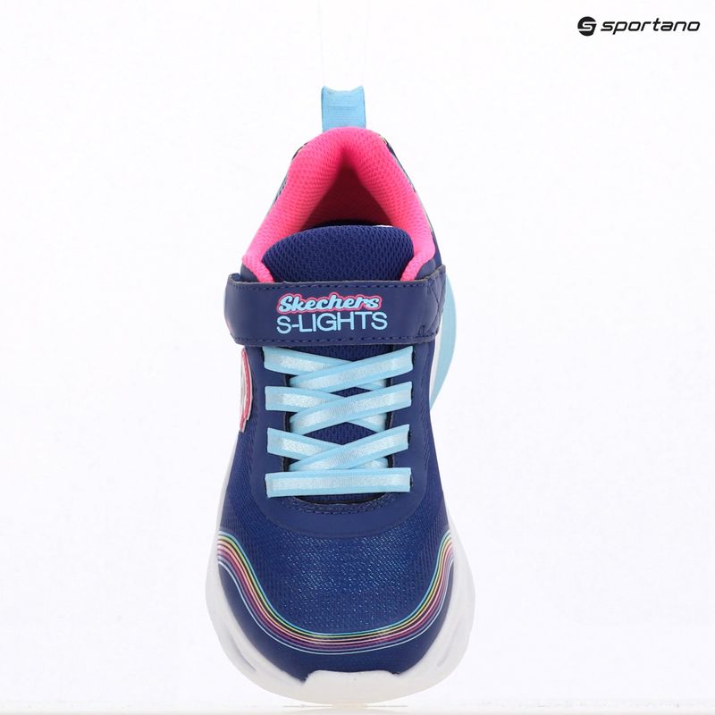 Детски обувки SKECHERS Cosmic Glow Rainbow Beam blue 3