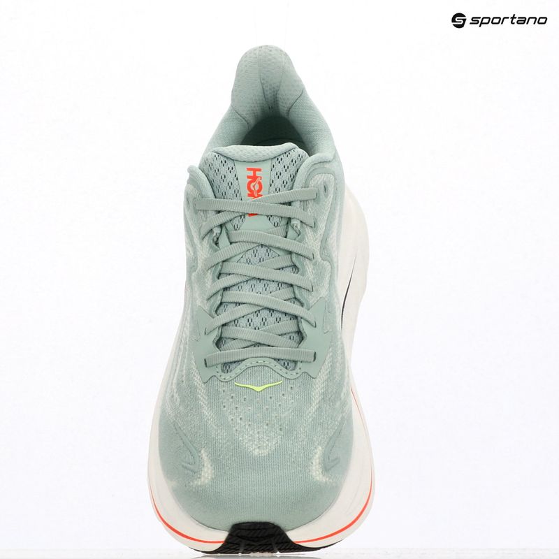 Мъжки обувки за бягане HOKA Clifton 10 Wide sage/neon flame 17