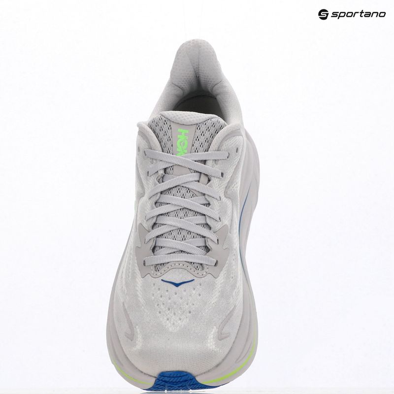 Мъжки обувки за бягане HOKA Clifton 10 ash grey/neon green 10
