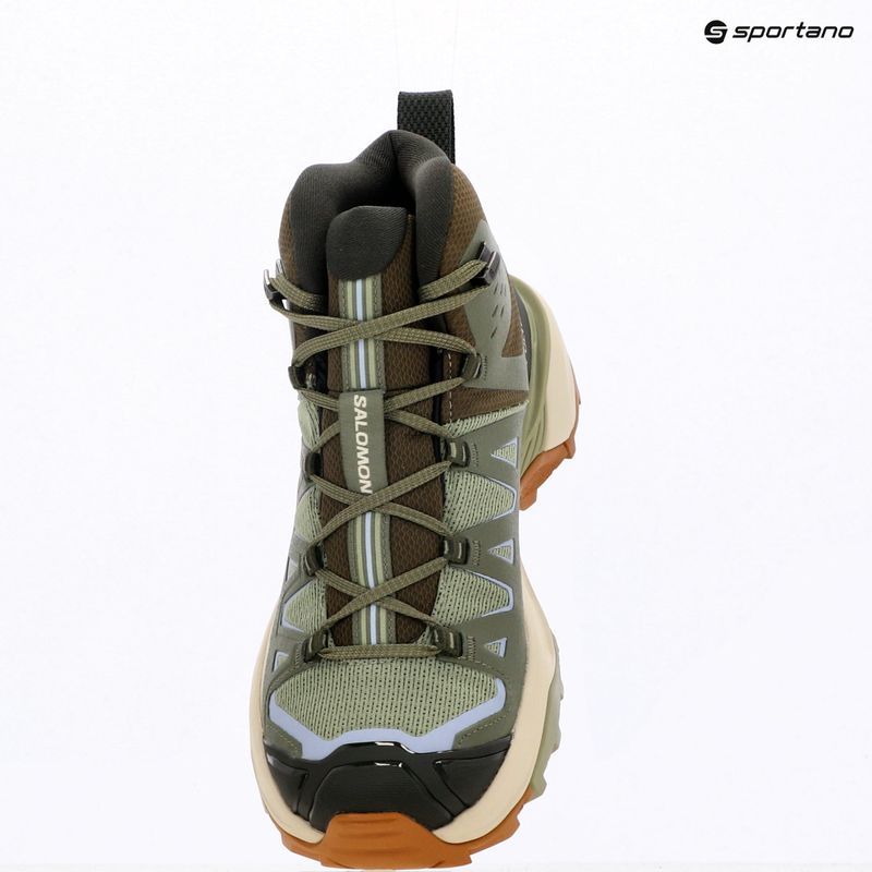 Дамски обувки за трекинг Salomon X Ultra 360 Edge Mid GTX tea/deep lichen green 8