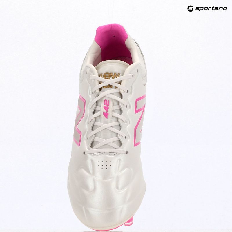 Футболни обувки New Balance Elite V3 FG sea salt/pink heat 9