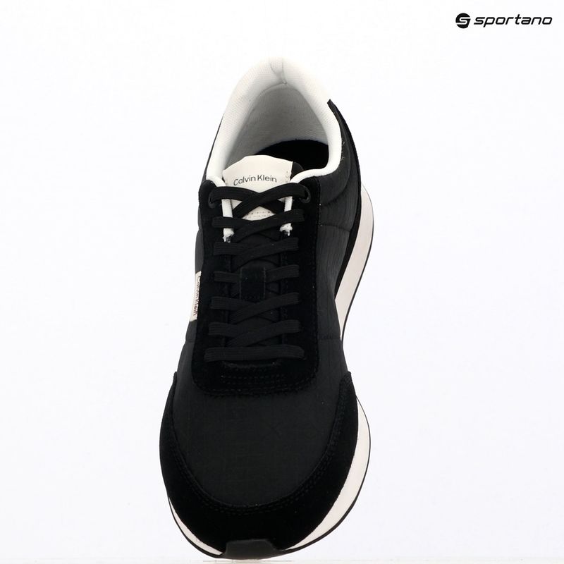 Мъжки обувки Calvin Klein HM0HM02140 Retro Runner Ripstop Aop black/bright white 9