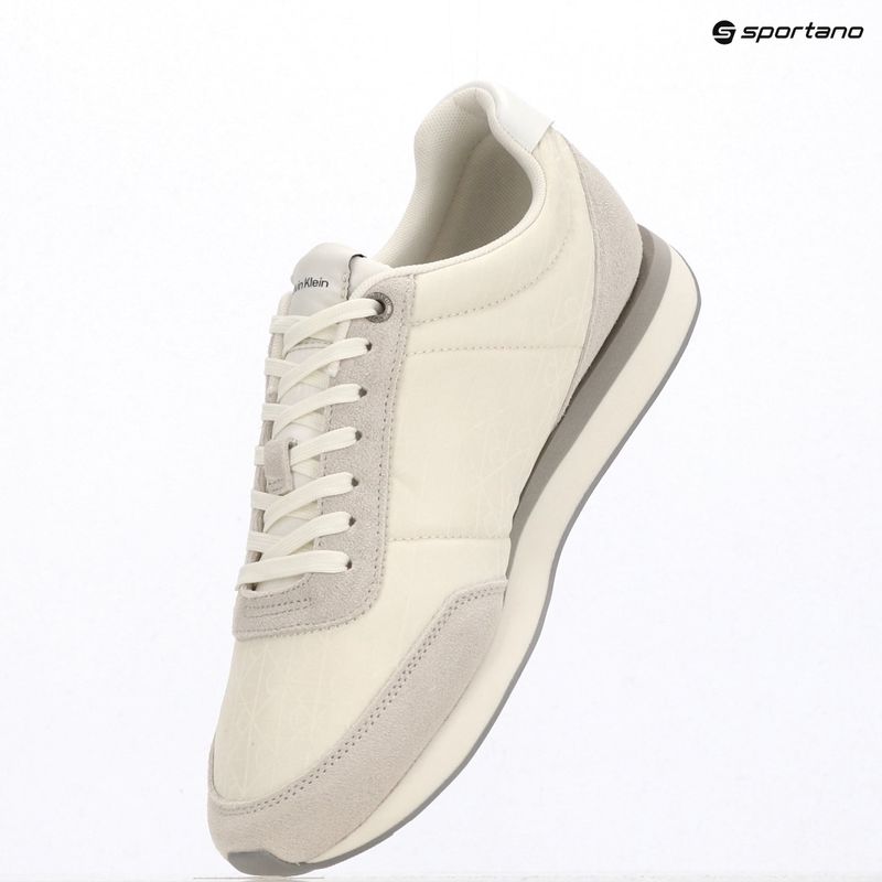 Мъжки обувки Calvin Klein HM0HM02140 Retro Runner Ripstop Aop marshmallow/bright white 9